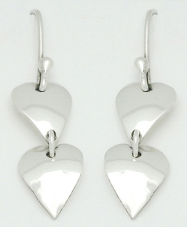 Earrings 2 Pendant   hearts