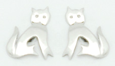 Cat earrings packet of 5 pairs