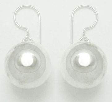 12 mm ball earring with movable hook