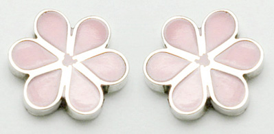 Earrings flower small resin