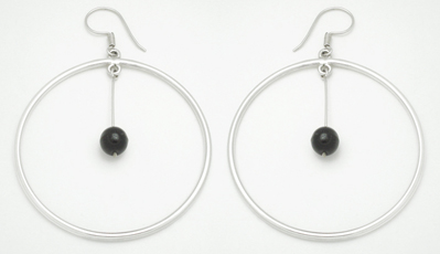 Earrings and  circle with Pendant   synthetic stone