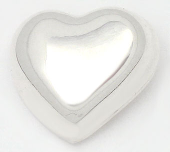 Button of smooth heart