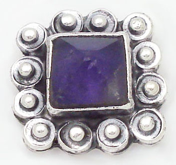 llapislazuli button squared with spheres