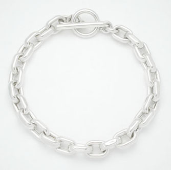 Bracelet chain in ovals