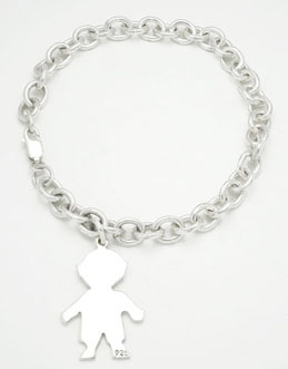 Bracelet chain with pendant of  boy