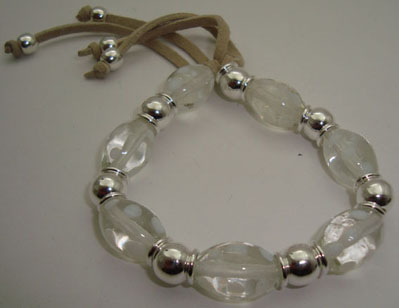 Bracelet sphere with pendant and murano target