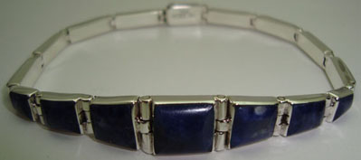Barritas bracelet with sodalite squares