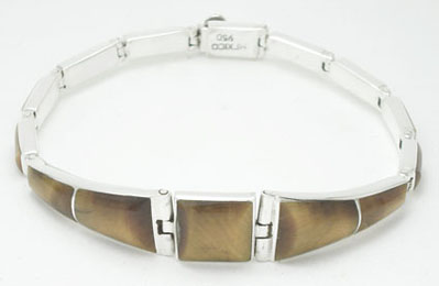 Bracelet bars with sodalite square