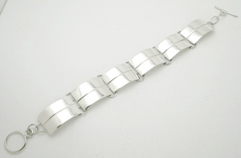 Bracelet of smooth rectangle