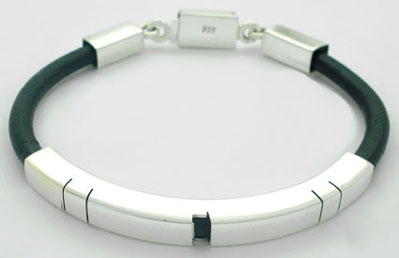 Bracelet square  tube and perforated square