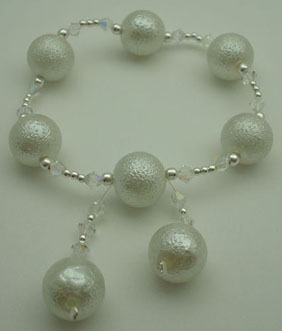 bracelet white pearl