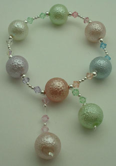 Bracelet multicolored pearl