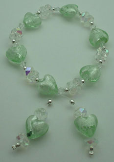 Bracelet murano green