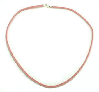 Deerskin for light pink pendant
