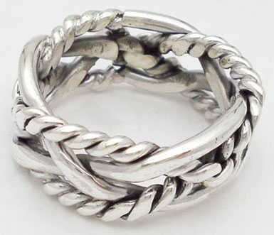 Braided ring oxidized
