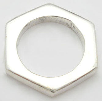 Hexagon ring boarded