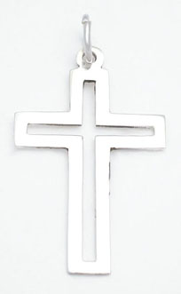 Medium cross pendant with avertura