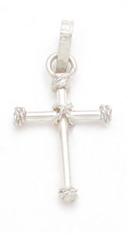Cross pendant small with torsal
