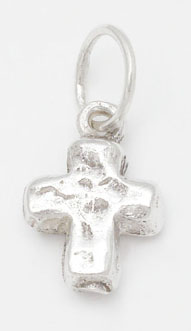 Pendant of dull cross boarded small