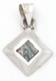 Pendant of square with old