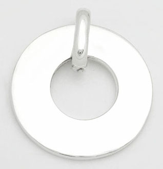 Perforated round pendant