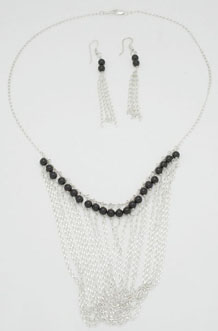 Onyx Set small with chain