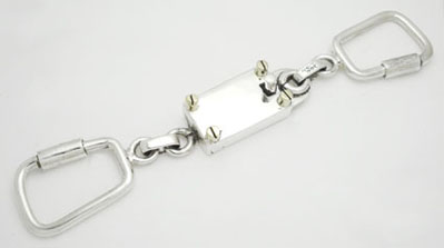 Rectangle Key holder with brass screws