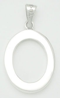 Pendant   perforated oval