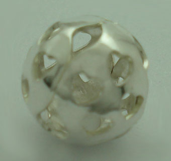 Cuenta de esfera con gotas perforadas