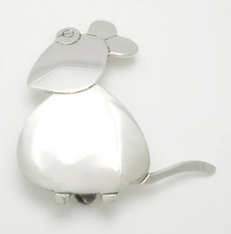 Brooch fat mouse