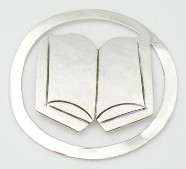 Divider with book in circle